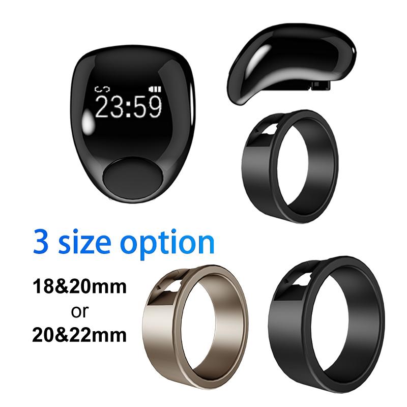 Smart Praise Zikr Ring For Muslims Tasbih Oled Digital Counter Tasbeeh Prayer Time Vibration Reminder Waterproof