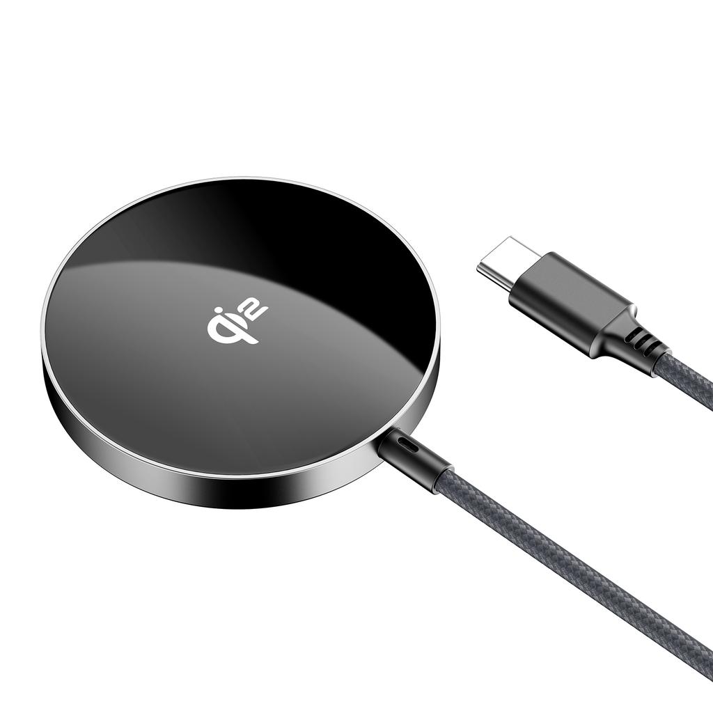ACEFAST E24 QI2 Desktop Magnetic Wireless Charging Pad Phone Charger with Type-C Cable