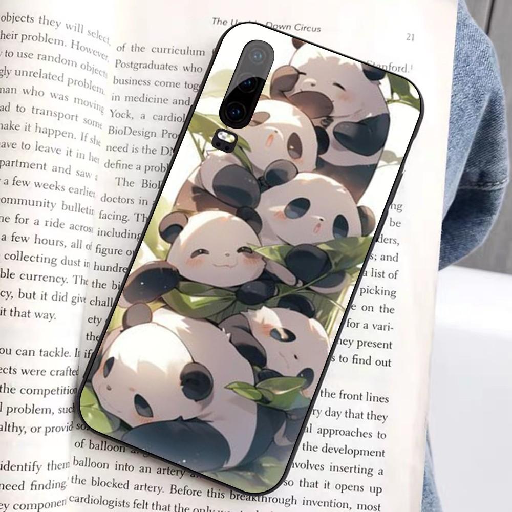 Cartoon Lovely Panda Phone Case For Huawei Honor 10 Lite 9 20 7A 9X 30 50 60 70 Pro Plus Soft Silicone Cover