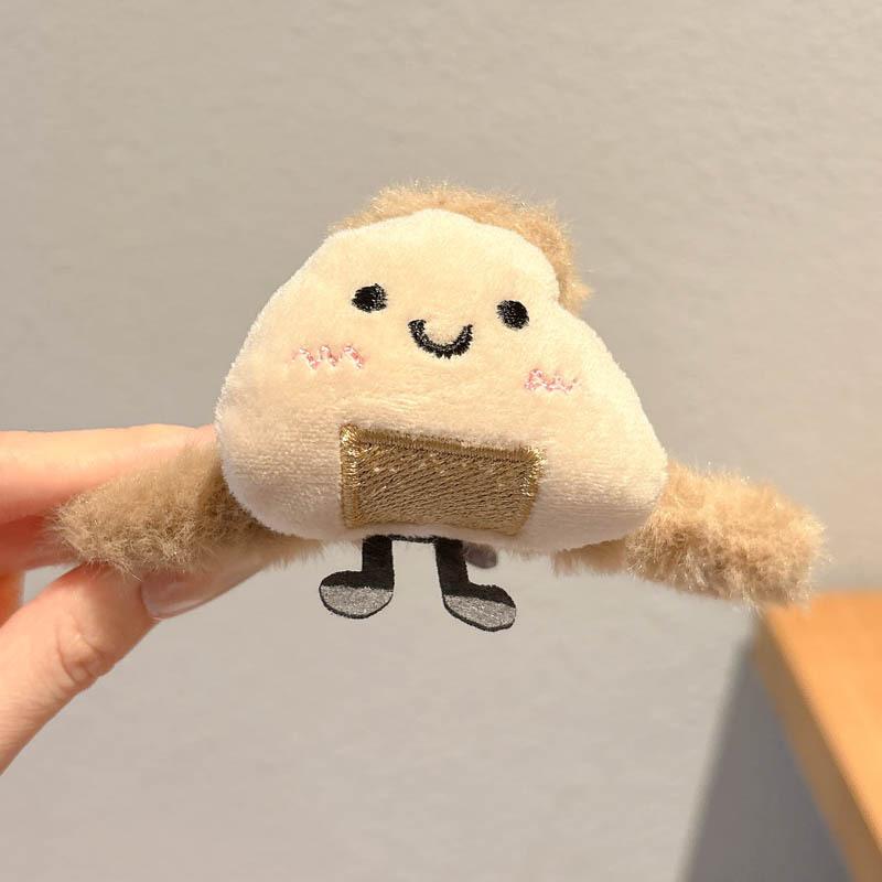 Fashion Elegant Plush Grab Clip Women's Large Hair High-end Sense Clip Hairpin Autumn and Winter Back Head Shark Clip Hairpin Headwear