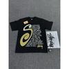 Mens Oversized Cotton T-Shirt Loose Fit Short Sleeve Graphic Tee Casual Wear