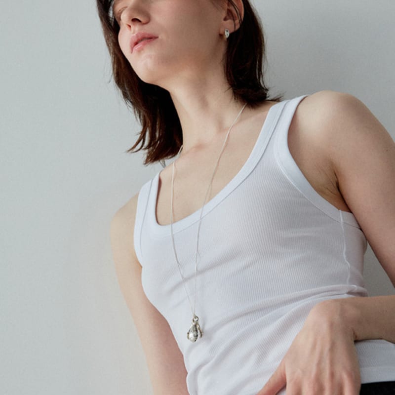 TENDER N.019/WAVY BOLD NECKLACE
