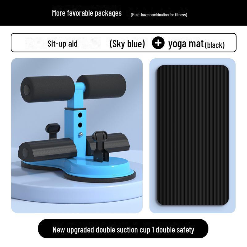 Sit-Up Assistant: Suction Cup Ab & Waist Fitness Device for Home Exercise
