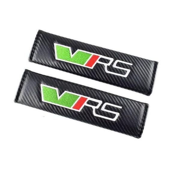 2pcs/set Car carbon fiber seat belt cover padded shoulder car styling