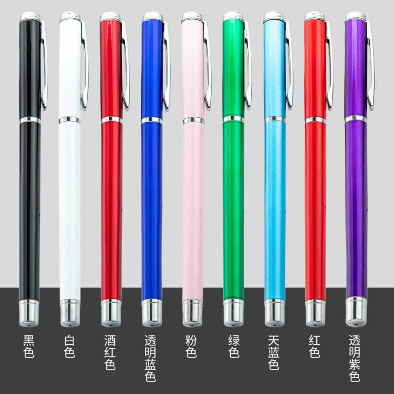 6Pcs Metal Ballpoint Pen with Pen Clip Office Writing Pen Smooth to Write Quick Drying Guest Sign In Pen for Office
