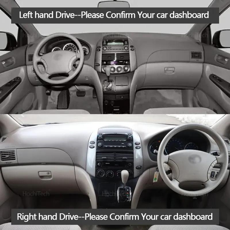 Car Dashboard Cover for Toyota Sienna XL20 2004-2010 Dashboard Cover Board Anti-Slip Mat Protect Pad Car Sunshade Carpet Rug