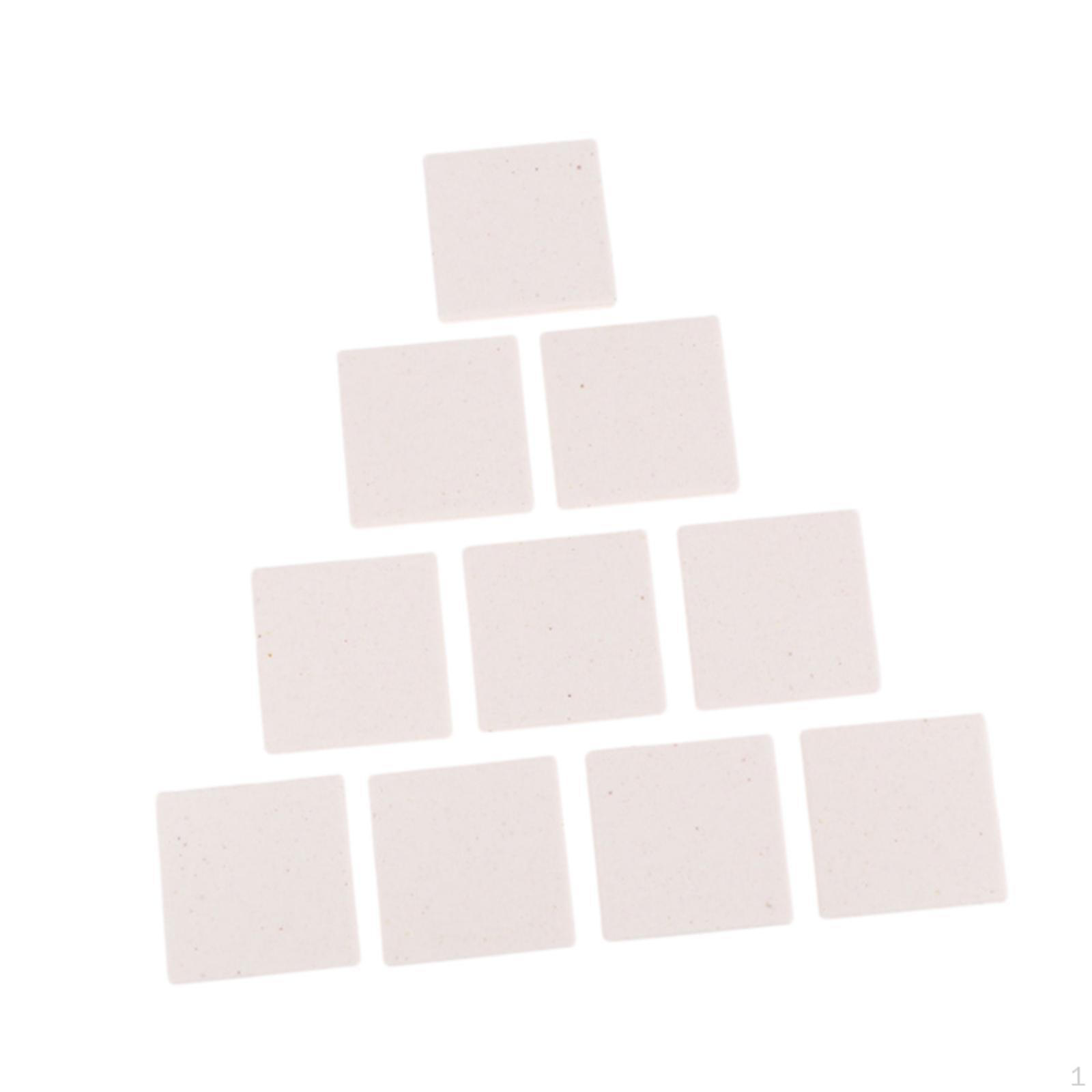 

10Pcs Ceramic White Coralline Coral Frag Plugs Plug Support Easy Use High Performance