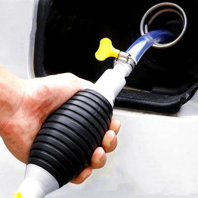 Hand Fuel Universal Car Portable Manual Fuel Pump Transfer Hand Primer for Gas Gasoline Manual Oil Pump Self-priming Large Flow