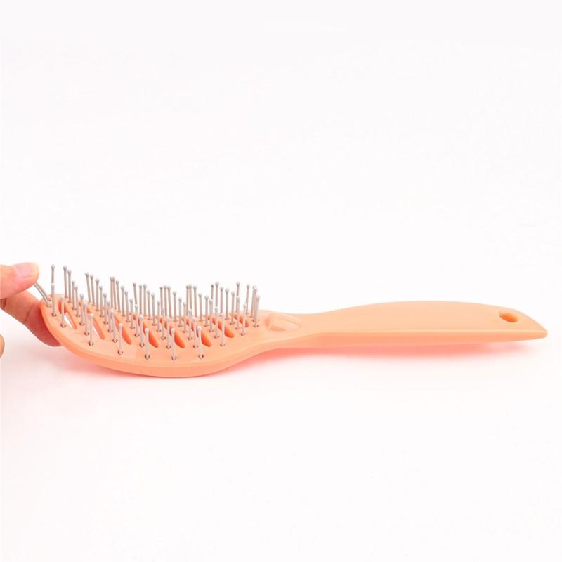 Hair Styling Brush Practical Hair Comb Hollow Out Hair Brush Detangling Hair Brush Massage Comb for Dry and Wet Hair