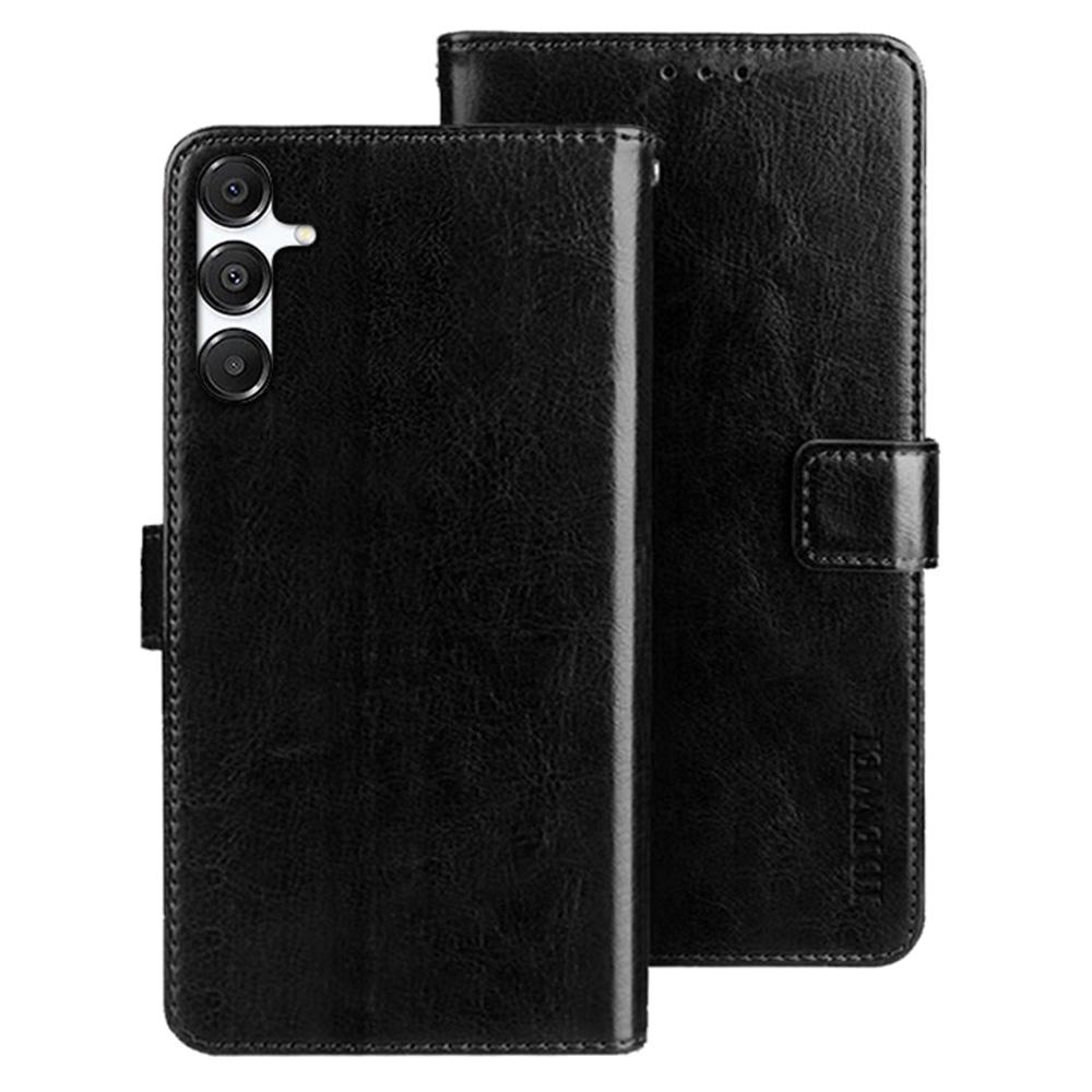IDEWEI For Samsung Galaxy A36 5G/A56 5G Stand Case Crazy Horse Texture Leather Phone Cover