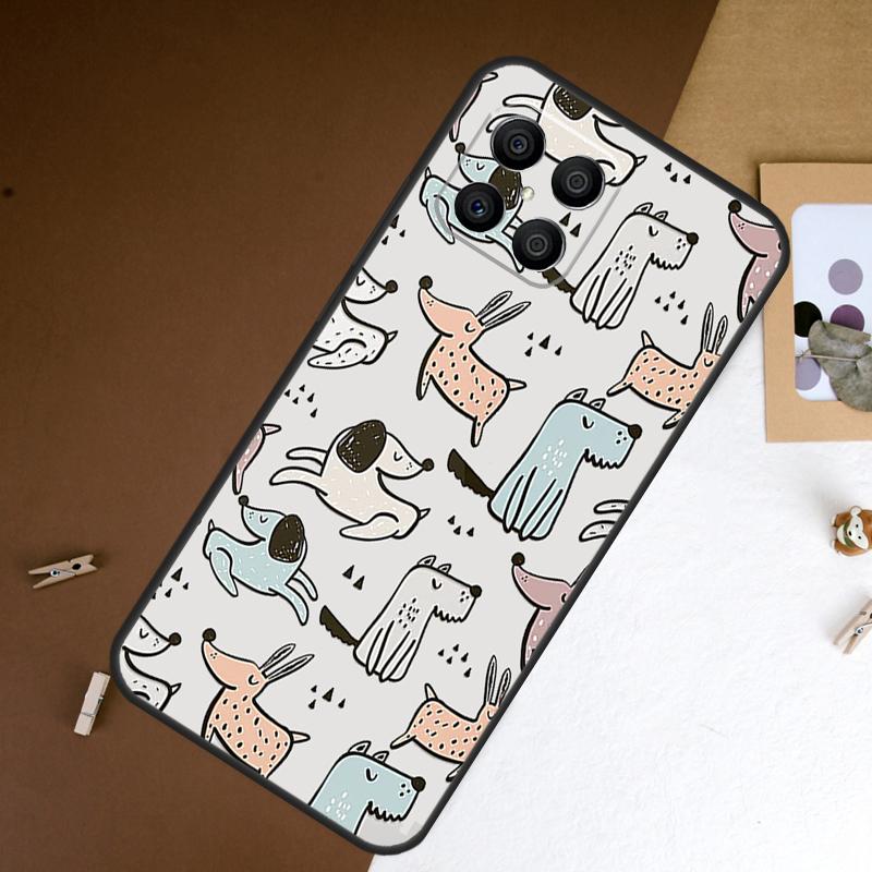 

French Bulldog Beagle Dogs Pattern Case For Honor X9a X8a X6a X7a X9b X7 X8 X9 8X Cover For Honor Magic 5 6 Pro 50 70 90 Lite Honor 90 Lite