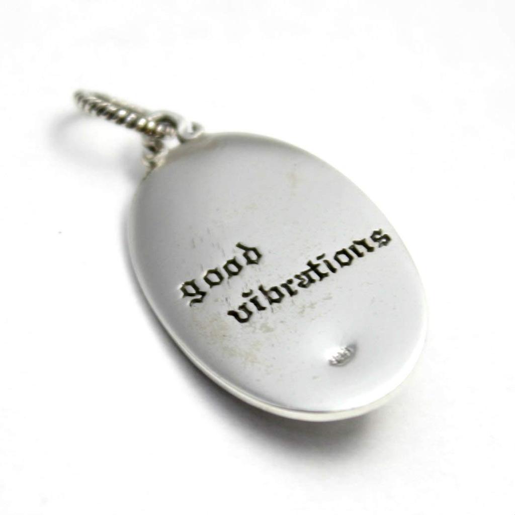 Good Vibrations Turquoise Native American Pendant, Sterling Silver 925