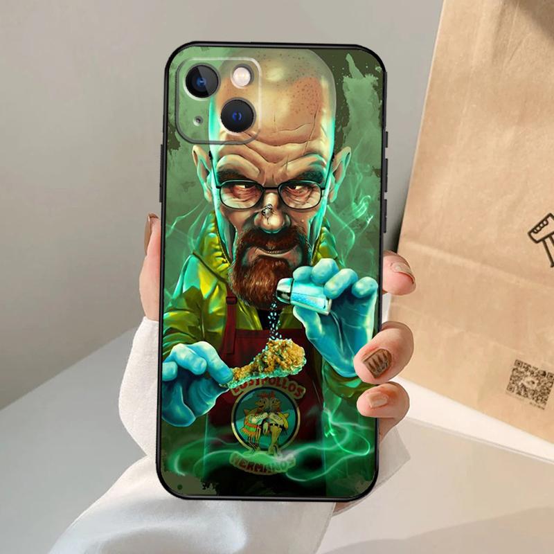 Heisenberg Breaking Bad Case For iPhone 16 15 14 13 12 11 Pro Max XS XR X Plus 12 13 Mini Bumper Back Cover