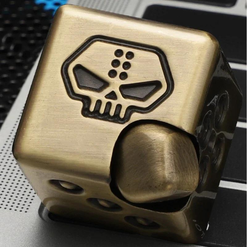 

Edc Cube Fidgeting Spinner Spinning Top Antistresse Dice Tip Antistresse Metal Gyro Relaxation Cool Things Table Gadgets