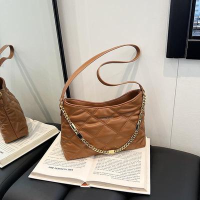 2024 Mode Trendige Bestickte Kette Achseltasche - Damen Ein Schulter Crossbody Handtasche
