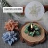 Weihnachts-Aromatherapie-Kerzenform Weihnachtsblume Silikonform Harzformen Kuchendekoration Handgemachte Seifenform Kerzenherstellung