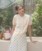 Vitalsign Daisy Short Sleeve Knit Cardigan (Cream)