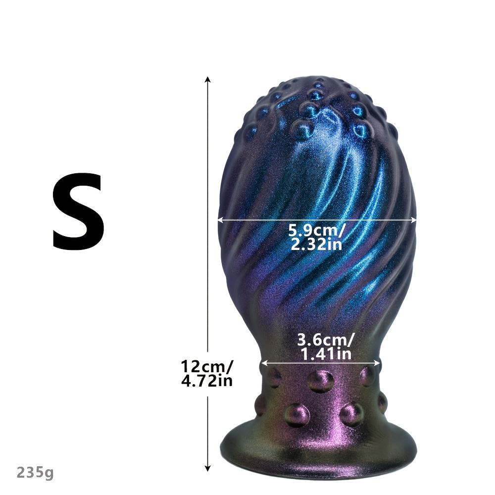 XXL Liquid Silicone Plug, Ultra Soft Skin Feel, Super Thick Flexible Design, Multiple Sizes, Premium Comfort Toy for Couples