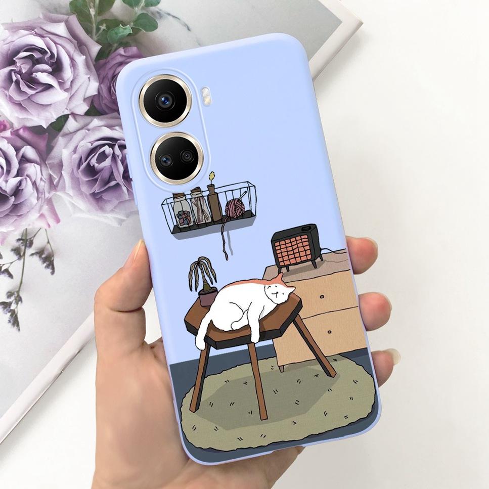 For Huawei Nova 10 SE 4G Case Fashion Cartoon Pattern Soft Silicone Cover For Huawei Nova 10SE BNE-LX1 Bumper Phone Case Funda