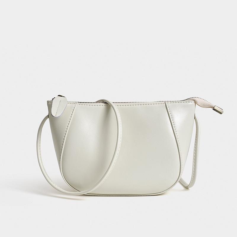 Damen Top Layer Rindsleder Premium Retro Einfache Shell Tasche Crossbody Schultertasche