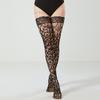 Lace Hollowed Printed Stockings Silicone Anti Slip Fishing Net Stockings Tights For Girls Over The Knee Women Sexy Long Socks
