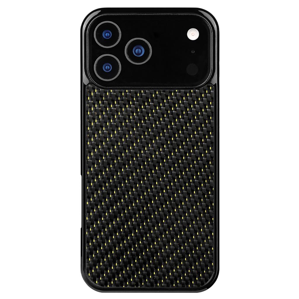 For iPhone 17 Pro Max Case Compatible with MagSafe Twill Texture Aramid Fiber TPU Shockproof Phone Cover