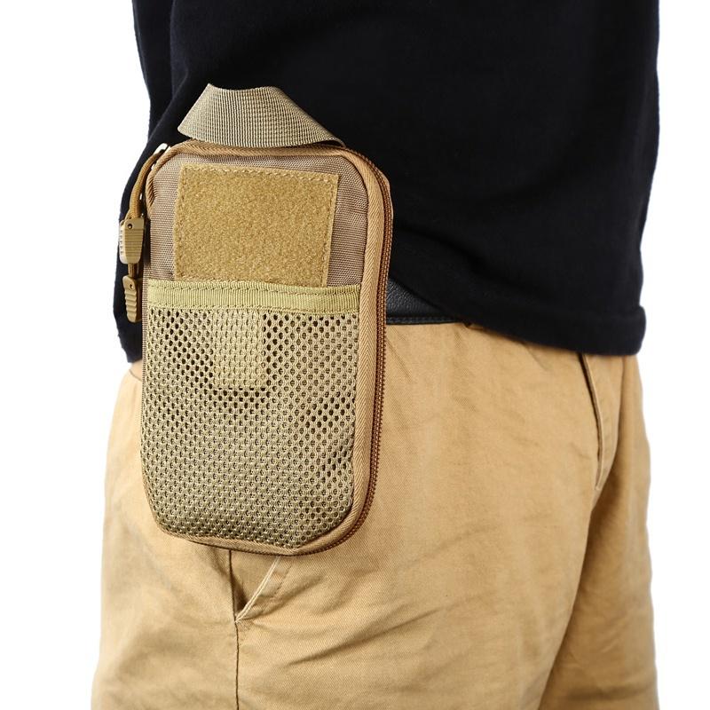 Pochette Tactique Molle Pour Téléphone Portable - Sac De Ceinture - Taille 17.5x11x6 Cm - Neuf
