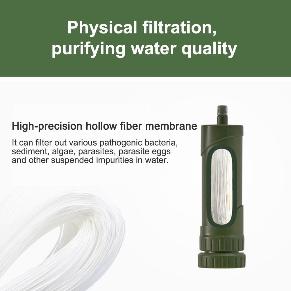 Outdoor Water Filter Straw Reusable Washable Tourist Accessories