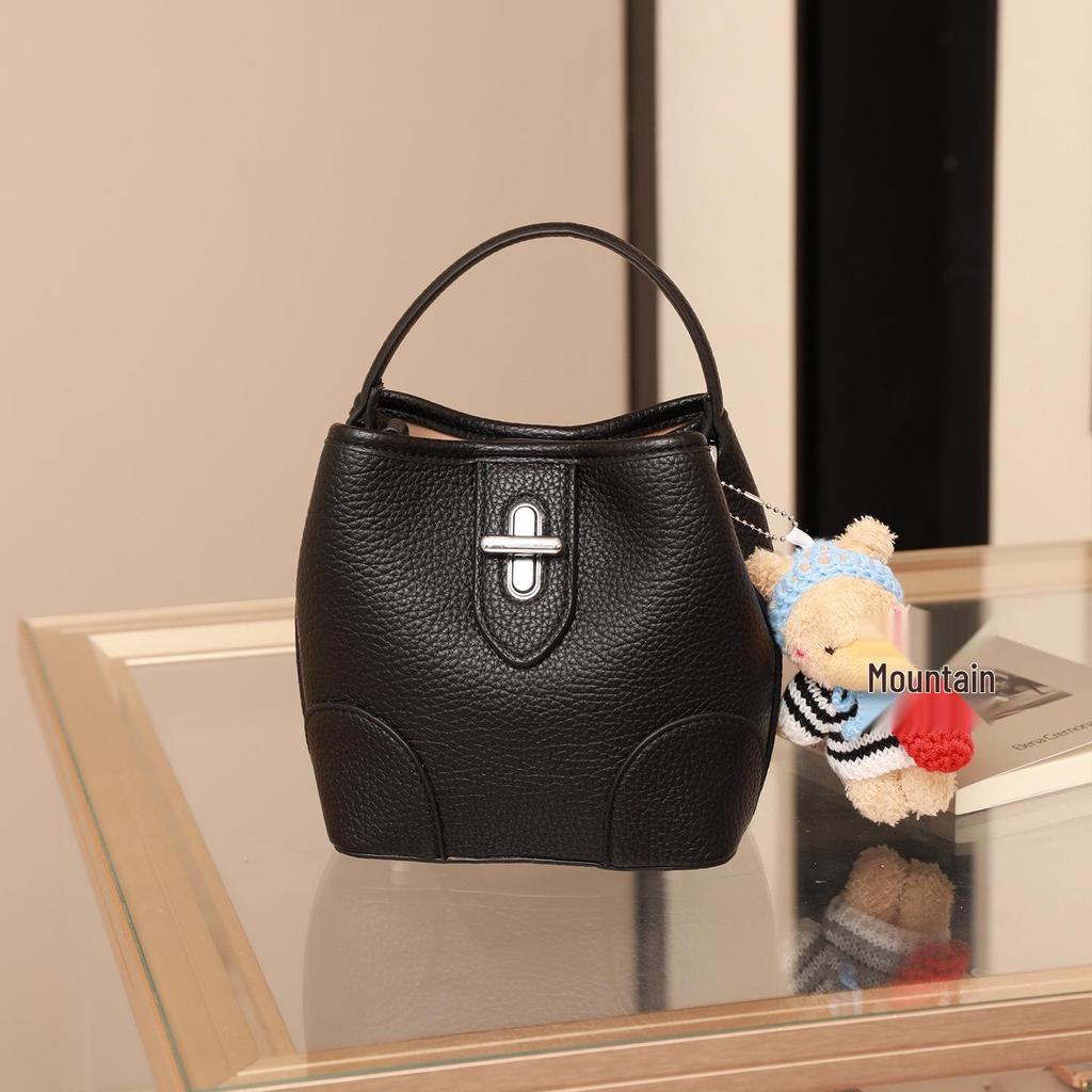 Women's Single Shoulder Bucket Bag - Japanese & Korean Fashion, Casual Handbag, Large Capacity, Elegant Business OL Crossbody, Soft Material