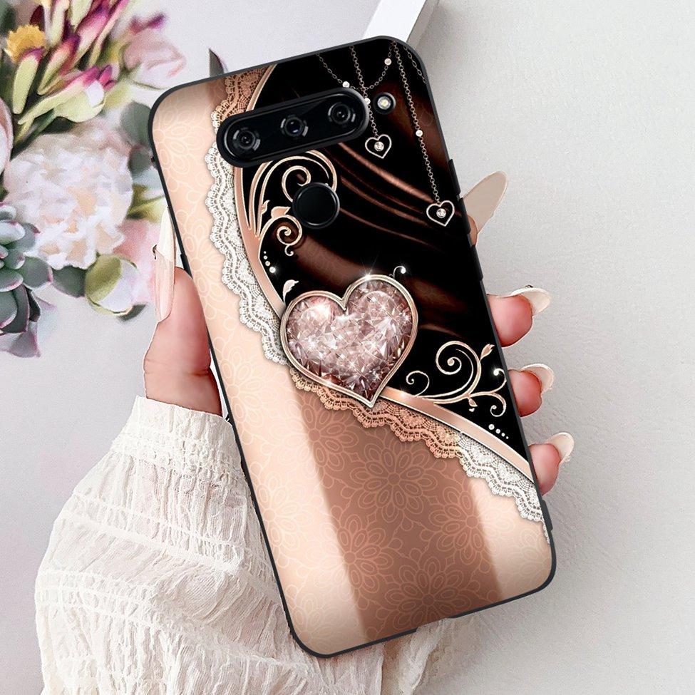 Funda For LG V40 ThinQ Case Cover Silicone Luxury Fashion Cute Cat Cool Shockproof Bumper Casing For LG V405 LM-V405 LM-V409N
