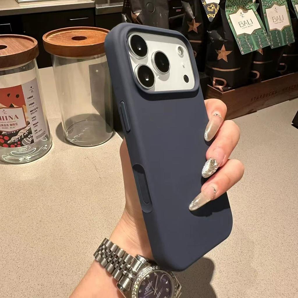 Antibakteriell Fleckenabweisend Flüssigsilikon Magnetisch Handyhülle Premium Touch Kamera Schutzhülle für iPhone 18 17 16 15 Pro Max