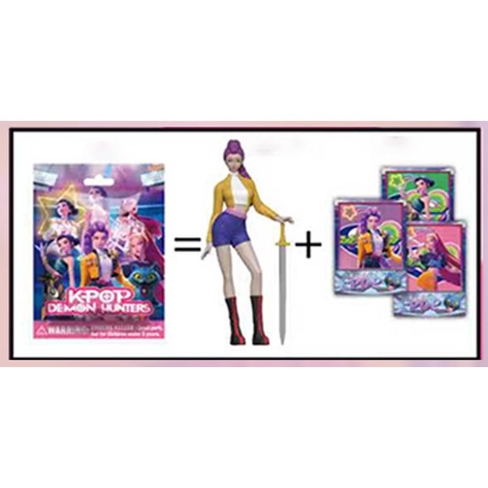 Anime Kpop Dämonenjäger Blind Box Actionfigur Set - Derpy Tiger Ranimeumi Mira Zoey Sussy Figur Puppen für Fans Geschenk