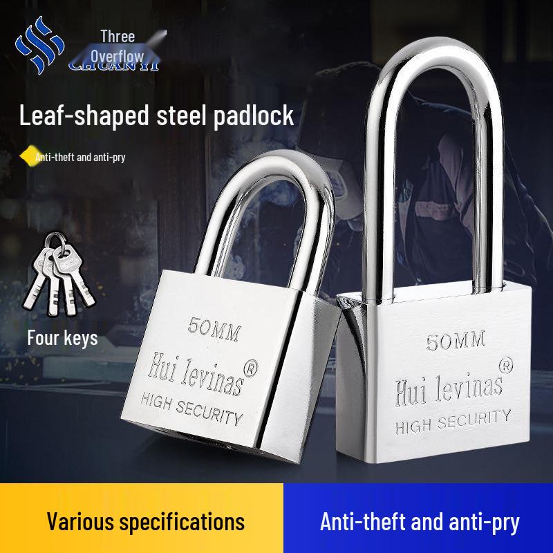 Rustproof Stainless Steel Multi-Key Outdoor Padlock 30mm Short Shackle Universal 1 Key