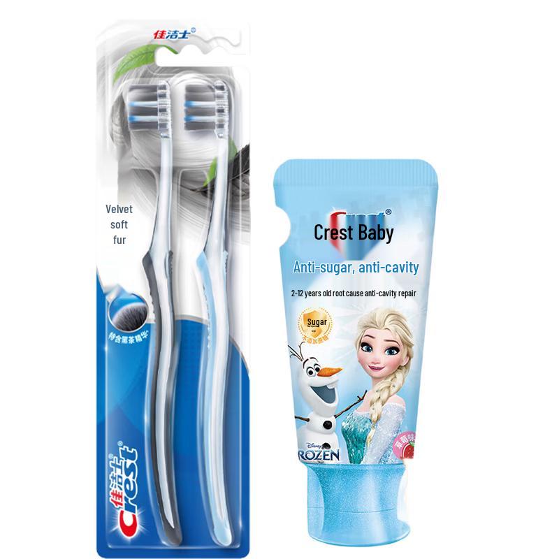 

Crest Velvet Black Tea Toothbrush & Frozen Kids Toothpaste Set