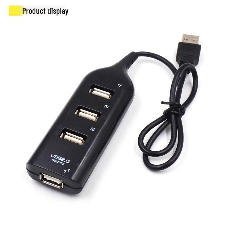 USB 2.0 didelės spartos šakotuvas nešiojamam kompiuteriui, stacionariam kompiuteriui, pelės, klaviatūros ir USB atmintinės