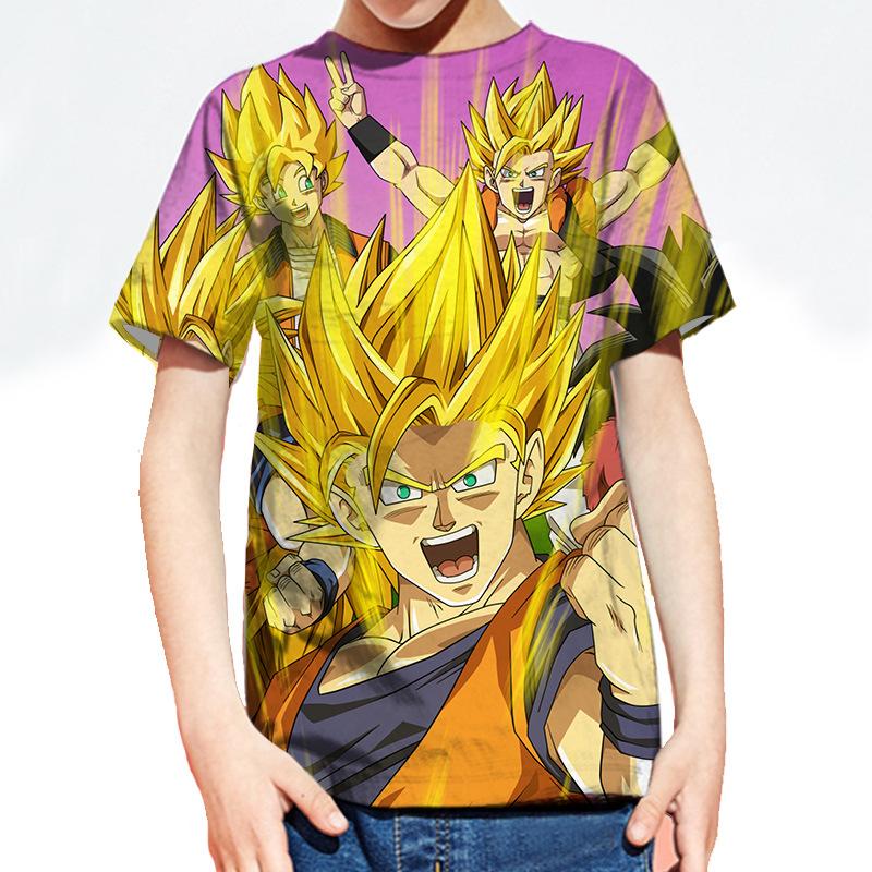 Trendy Pánské Dámské Oblečení Trička Anime Série Dragon Ball 3D Digitální Tisk Trička