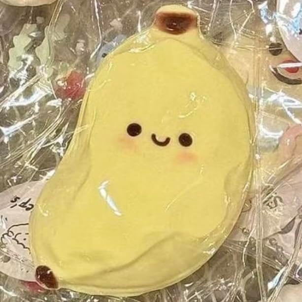 Schattige Kawaii Banaan Squishy Langzaam Rijzend Stressverlichtend Speelgoed Zacht Knijp Fidget Speelgoed Anti Stress Cadeau voor Kinderen Volwassenen geel