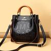 Handbag, Outdoor Crossbody Bag, Large Capacity Stylish Soft Leather Embossed Shoulder Bag, Women's Bag