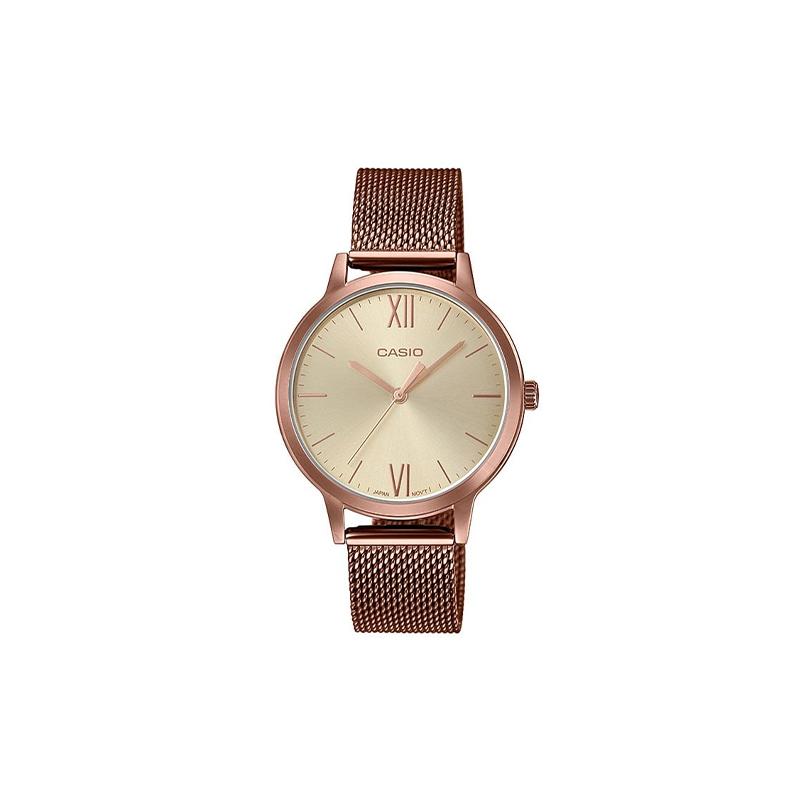 

Casio STANDARD Series Fashionable Business Casual Classic Pointer Display Mineral Glass Quartz Movement Stainless Steel Strap Japanese LTP-E157MR-9A золотой