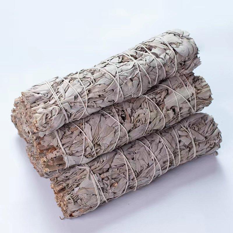 White Sage Plant Powder Handmade Thread Incense Tray DIY Incense Indoor Smoked Spices Play Seal To Purify Air Help Sleep