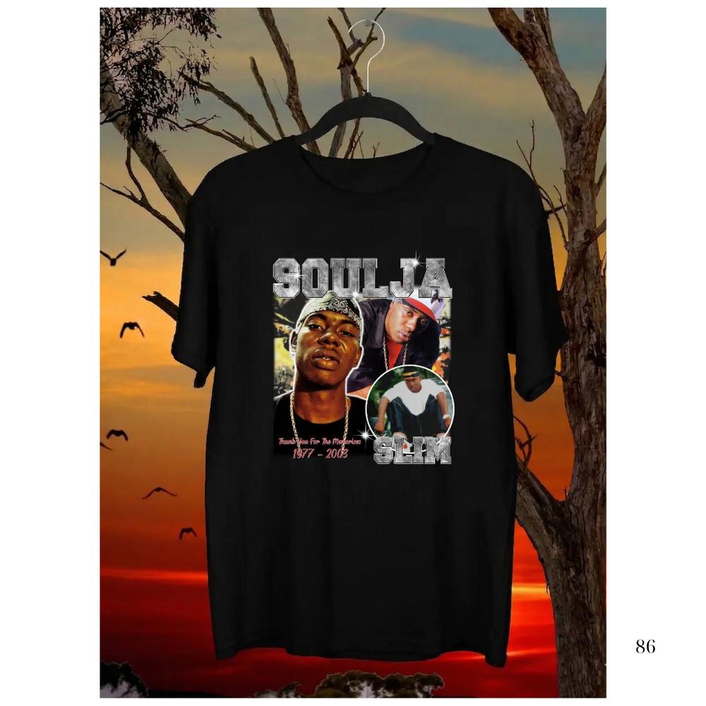 

Soulja Slim Vintage Hip Hop TShirt Rap Graphic Tee Unisex S5XL Unisex T-Shirt XL