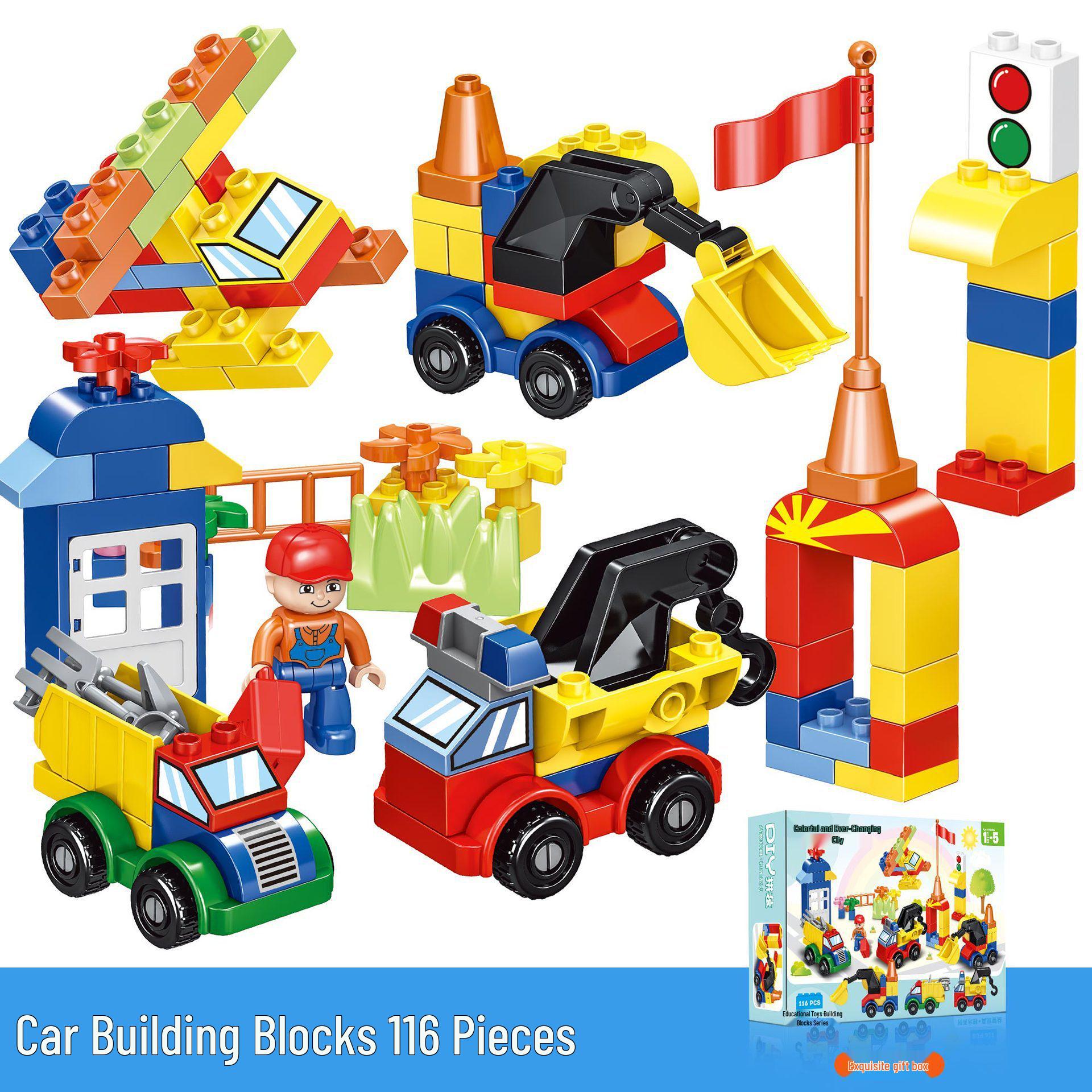 

Универсальные детские строительные блоки для сборки машин - Инженерная машина и игрушка-пазл-робот