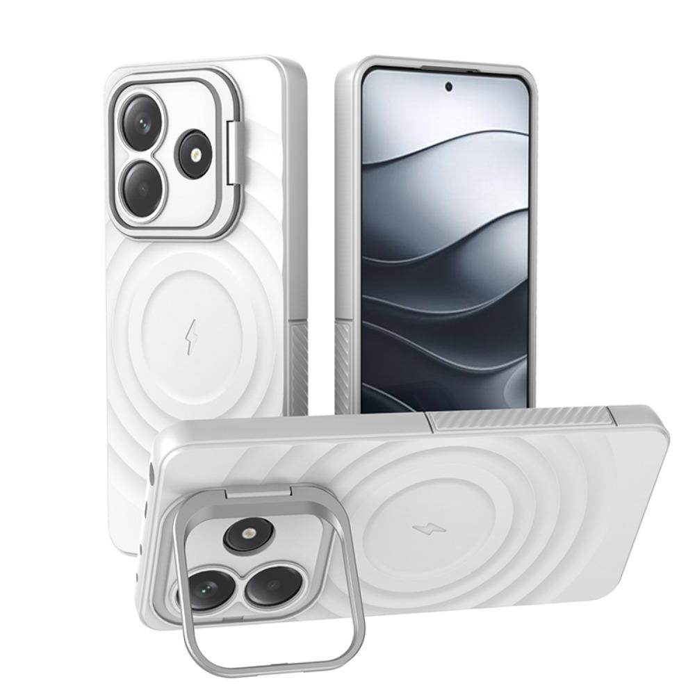 Redmi Note 14 Pro Plus 5G Phone Cover Magsafe Compatible For Xiaomi Poco X7 Wireless Charge Shockproof Case Camera Bracket Skin Touch Feel Funda