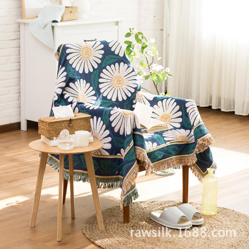 Couverture de canapé, serviette de canapé, couverture rétro, tissu chaud, coussin de canapé, tout compris