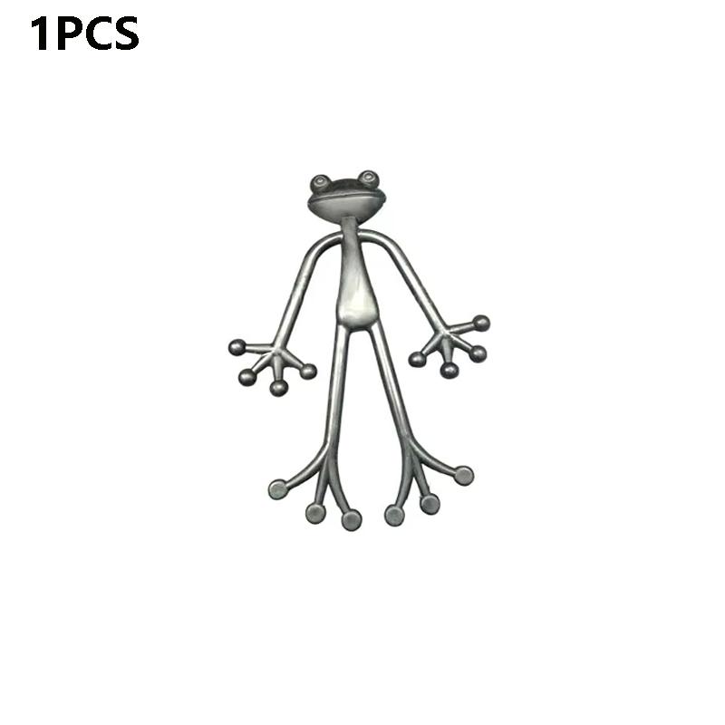 Creative Frog Plant Stand Cute Frog Flower Pot Hugger Plant Climbing Fixture Clips Planter Stake Decor Garden Climbing Branch