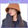 Knitted Bucket Hat For Women With Breathable Windproof Fabric In Autumn Winter