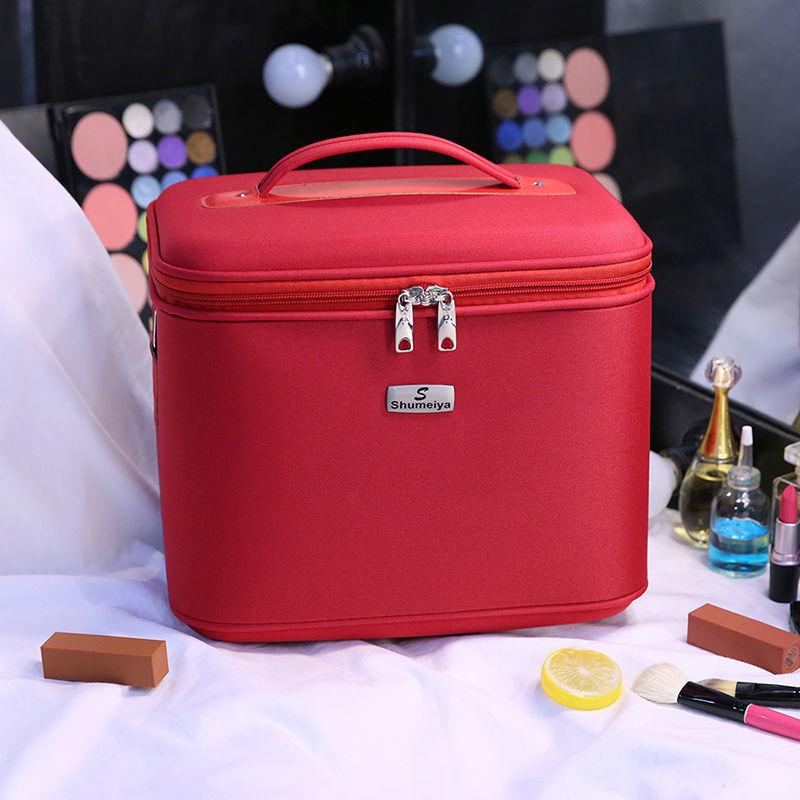 Professional Cosmetic Bag Female Large Capacity Portable Travel Handheld Cosmetic Storage Bag Waterproof Cosmetic Case