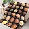 Chocolate dessert patterned flannel blanket—soft and warm, perfect for home dcor, bedding, camping, or travel, Christmas.