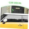 IMIKEYA 3D Car Roof Decoration Spout Sticker Durable Foam Bumper Decal Green Grass Universal Car Top Protection Cover
