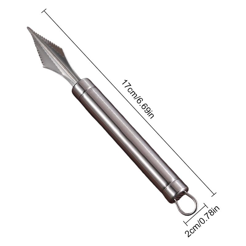 Fruit Carving Knives Fruit Ball Digger Stainless Steel Kitchen Fruit Salad Gadgets Fruit Carving Tools Fruit Scoops